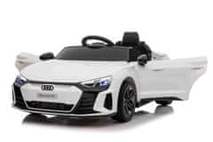 Moje Auto Audi Rs E-Tron Gt Na Baterie Bílá + Dálkové Ovládání + Na