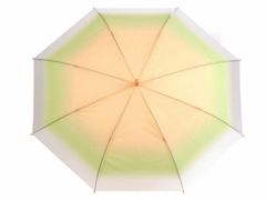 Kraftika 1ks lososová světlá dámský vystřelovací deštník ombré