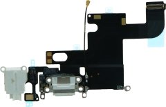 Charging Port Flex Cable for iPhone 6 White Ori