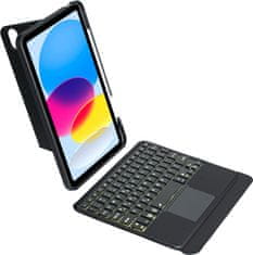 Kryt s klávesnicí pro iPad 2022/10th 10.9'' Černý