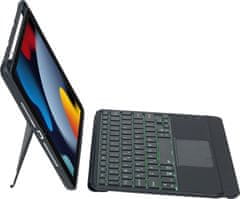 Kryt s klávesnicí pro iPad Air 2019/Air 3/10.2 2019(7th)/10.2 2020(8th)/10.2 2021(9th) Černý