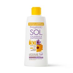 Bottega Verde SOL Voděodolné mléko na opalování SPF30, Měsíček a šafrán, 200ml