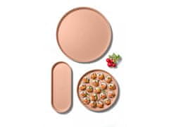 BLIM PLUS , Servírovací tác kulatý Atena L VS5-335 Pink Sand, 40 cm | růžová