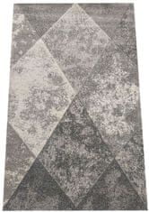 4sleep Kusový koberec VISTA 05 šedý Šedá 240x330 Geometrické tvary 1cm až 1,9cm VISTA 50/50/130
