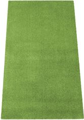 4sleep Kusový koberec PORTOFINO zelené Zelená 400x500 Jednobarevný 1cm až 1,9cm PORTOFINO 70/70/150