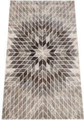 4sleep Kusový koberec PANAMERO 10 béžový Šedá 60/60/110 PANAMERO Do 0,9cm Geometrické tvary 160x220