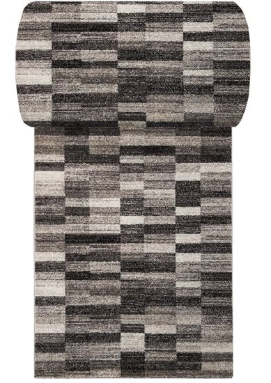 4sleep Běhoun koberec PANAMERO 01 Do 0,9cm 30/30/150 PANAMERO Geometrické tvary 150 Šedá