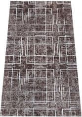 4sleep Kusový koberec PANAMERO 09 hnědý Hnědá 60/60/110 PANAMERO Do 0,9cm Geometrické tvary 160x220