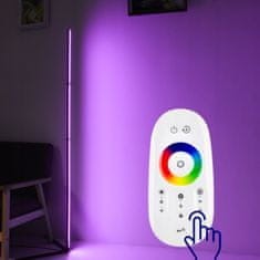 MUVU Stojací Lampa, Černá, Rgb + Sada Dálkového Ovládání