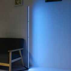 MUVU Stojací Lampa, Černá, Rgb + Sada Dálkového Ovládání