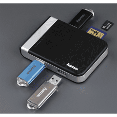 Hama USB 3.1 hub/čtečka karet s USB-C adaptérem