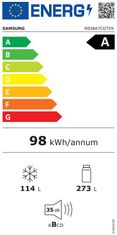 Samsung chladnička RB38A7CGTS9/EF + záruka 20 let na kompresor