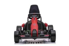 Moje Auto Gokart Fast 3 Drift Na Dětskou Baterii Červená