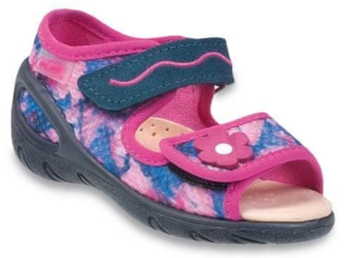 Befado dívčí sandálky SUNNY 433X021 růžovo-modré