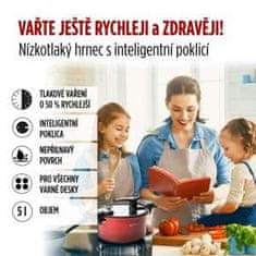 Rosmarino Nízkotlaký hrnec s inteligentní poklicí Fresh Cooker 5L, 24 cm