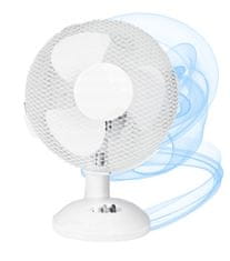 Volteno Stolní ventilátor bílý 21W 