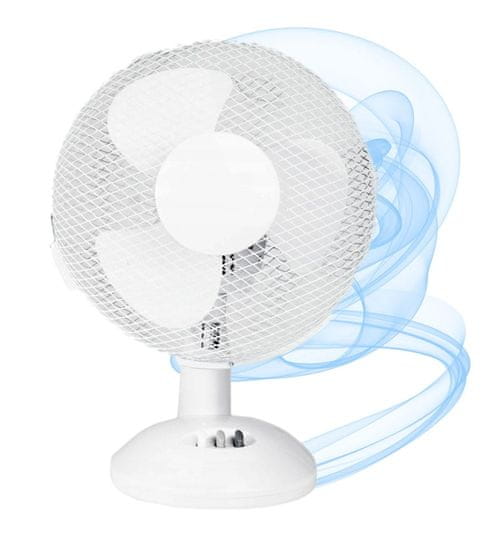 Volteno Stolní ventilátor bílý 21W