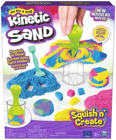 Spin Master Kinetic Sand - Rozdrťte A Vytvořte