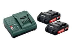 Metabo METABO 18V 2,0Ah x2 + NABÍJENÍ SC 30