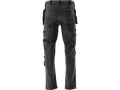 YATO YATO PRACOVNÍ KALHOTY STREČOVÉ JEANS STEEL GREY r.l