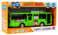KECJA Interaktivní Dětský Školní Autobus 3+ Zelený