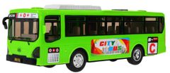 KECJA Interaktivní Dětský Školní Autobus 3+ Zelený