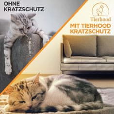 Tierhood ® Silná Průhledná Ochranná Fólie na Nábytek - Škrabadlo pro Kočky a Psy: 33 x 23 cm (12 ks) | CATPROTECT