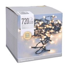 HOMESTYLING Vánoční světelný řetěz teplá bílá 720 LED / 54 m