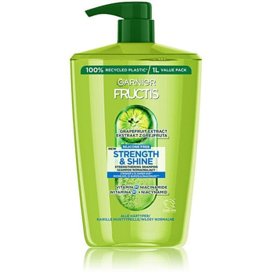 Garnier Posilující šampon pro všechny typy vlasů bez lesku a síly Fructis Strength & Shine (Strengthening Sh