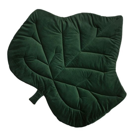 Inny Hrací podložka leaf velvet tmavě zelená - MA-L-01-VDG