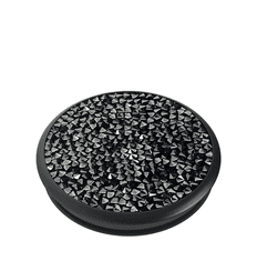 PopSockets PopGrip Gen.2, Swarovski Black Crystal, černé Swarovski krystaly