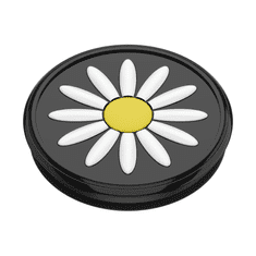 PopSockets PopGrip Gen.2, Festival Daisy Black, 3D kopretina na černém podkladu