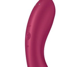 Satisfyer Satisfyer Curvy Trinity 1 (Red), zasouvací Air Pulse vibrátor