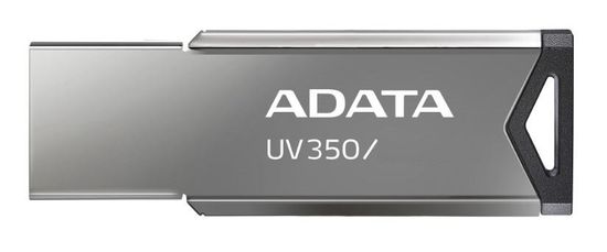 Adata UV350/128GB/USB 3.2/USB-A/Stříbrná