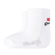 Little Angel Ponožky dětské nízké Outlast bílá 30-34 | 20-22 cm