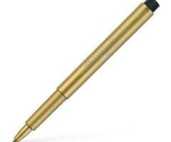 Faber-Castell Popisovač pitt artist pen metallic, zlatá,