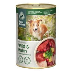 Pure Nature Dog Adult konzerva Zvěřina a Kuře 400g