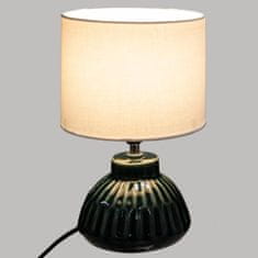 Atmosphera Keramická noční lampa PATY, O 18 cm, zelená