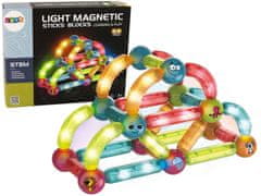 shumee Světelné vzdělávací magnetické cihly sada 52 prvků