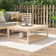 Greatstore Zahradní stůl 121 x 82,5 x 45 cm masivní borové dřevo