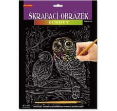 ArtLover Sada Škrabací obrázek - duhový 20,3 x 25,4 cm/mix 3 motivů