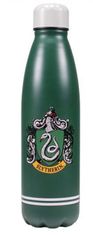 CurePink Nerezová láhev na pití Harry Potter: Zmijozel - Slytherin (objem 500 ml)