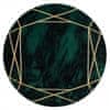 AKCE: 120x120 (průměr) kruh cm Kusový koberec Emerald 1022 green and gold kruh 120x120 (průměr) kruh