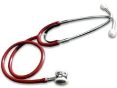Ratujesz Tenso TS-DIA01008 novorozenecký a dětský stetoskop (oboustranný) červený