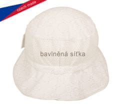 ROCKINO Dívčí letní klobouk vzor 3351 - bílý, velikost 52
