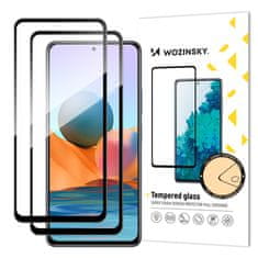 WOZINSKY 2x ocranné sklo 9H na Xiaomi Redmi Note 13 PRO/13/12 Pro+/Note 12 Pro/Note 12 5G/Note 12/Note 10 Pro Black