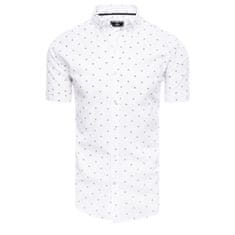Dstreet Pánské tričko s krátkým rukávem WAY bílé kx1031 XXL