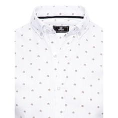 Dstreet Pánské tričko s krátkým rukávem WAY bílé kx1031 XXL