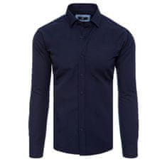 Dstreet Pánská elegantní košile LEKA tmavě modrá dx2477 XL