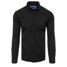 Dstreet Pánská elegantní košile LEKA černá dx2478 M